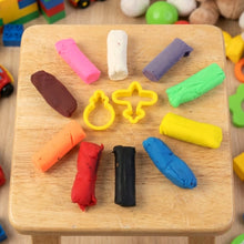 Frisky Dough Modelling Clay Set – 12 Multicolor Dough Sticks with Shape Cutters - justgrabit.in | Just Grab It