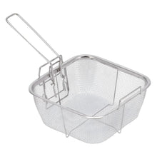 Stainless Steel Deep Fryer Basket with Long Handle (1 Pc) - justgrabit.in | Just Grab It