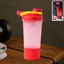 Supermom Plastic Premium Booster Gym Shaker Bottle with Mixing Ball (550ml / 1 Pc) - Justgrabit Inc.