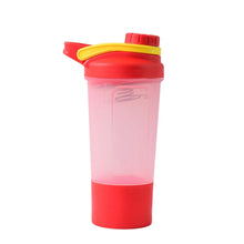 Supermom Plastic Premium Booster Gym Shaker Bottle with Mixing Ball (550ml / 1 Pc) - Justgrabit Inc.