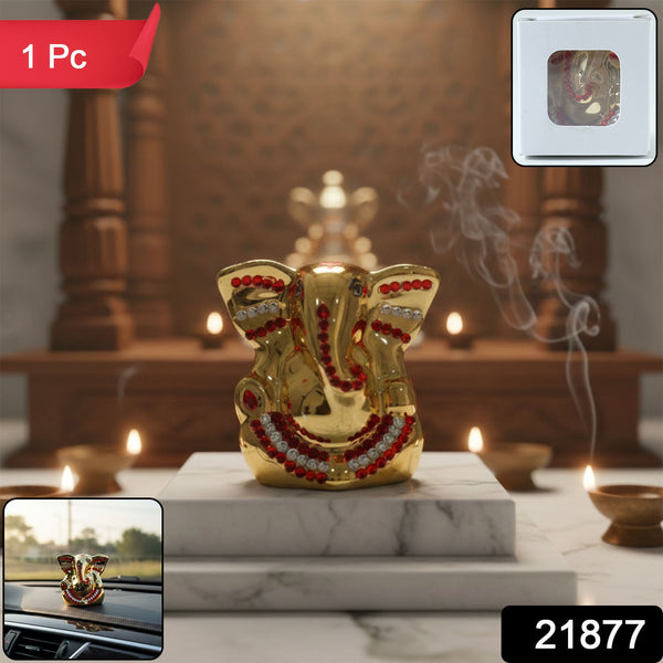 Golden Lord Ganesha Idol Decorative Showpiece (1 PC) - justgrabit.in | Just Grab It