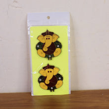 Decorative Lord Ganesha Wall Hanging Stickers (2 Pc) - justgrabit.in | Just Grab It
