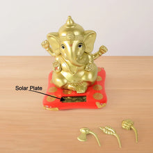 Decorative Religious Large Lord Ganesha Idol with Solar - Powered Base (1 Pc) - Justgrabit Inc.
