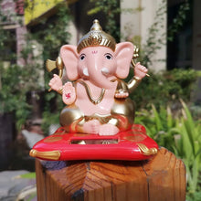 Solar - Powered Dancing Ganesha Idol – Decorative Lord Ganpati Showpiece with Movement - Justgrabit Inc.