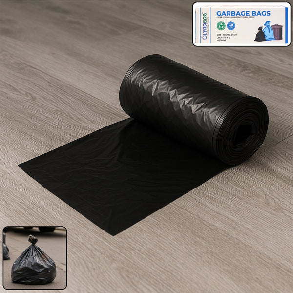 Extra - Strong Garbage Bag Roll (48x54CM / 1 Pc) - justgrabit.in | Just Grab It