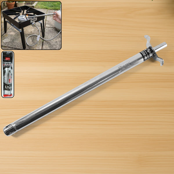 Extra - Long Stainless - Steel Gas Stove Lighter (1.5 Feet Length) - justgrabit.in | Just Grab It