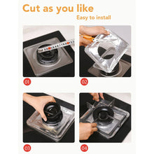 Aluminum Gas Stove Burner Protector Covers (10 Pc / 23x23 cm) - justgrabit.in | Just Grab It