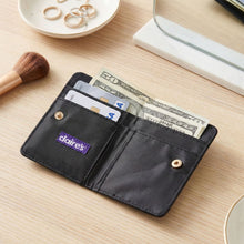 Compact Snap Button Card Holder Wallet (1 Pc) - justgrabit.in | Just Grab It