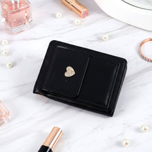 Compact Snap Button Card Holder Wallet (1 Pc) - justgrabit.in | Just Grab It