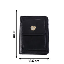 Compact Snap Button Card Holder Wallet (1 Pc) - justgrabit.in | Just Grab It