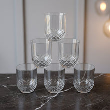 Transparent Diamond - Pattern Drinking Glass Set (6 Pc Set) - justgrabit.in | Just Grab It