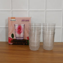 Transparent Janta Drinking Glass Set (300ml, 6 Pc Set) - justgrabit.in | Just Grab It