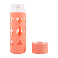 Glass Water Bottle with Protective Sleeve - (1 Pc / 480 ML) - justgrabit.in | Just Grab It