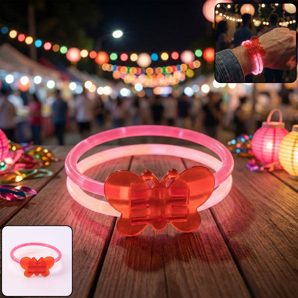 Glowing Butterfly Bracelet (1 Pc) - justgrabit.in | Just Grab It