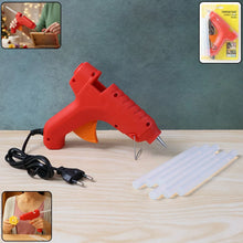 Premium 20W Hot Melt Glue Gun with 6 Transparent Glue Sticks Set - justgrabit.in | Just Grab It