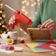 Premium 20W Hot Melt Glue Gun with 6 Transparent Glue Sticks Set - justgrabit.in | Just Grab It