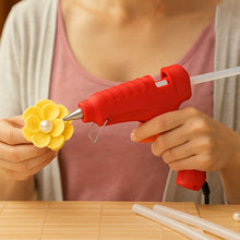 Premium 20W Hot Melt Glue Gun with 6 Transparent Glue Sticks Set - justgrabit.in | Just Grab It