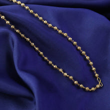 Elegant Gold - Tone Beaded Necklace Chain for Women (1 Pc) - justgrabit.in | Just Grab It