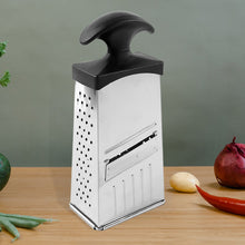 Apex Classic 4 - in - 1 Stainless Steel Grater & Slicer with Handle - justgrabit.in | Just Grab It