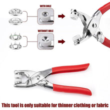 Heavy Duty Snap Button Fastener Plier Tool Kit (1 Set) - Justgrabit Inc.