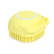 Silicone Massage Bath Body Brush Soft Bristle With Shampoo Dispenser - Justgrabit Inc.