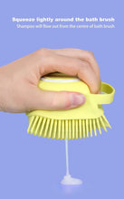 Silicone Massage Bath Body Brush Soft Bristle With Shampoo Dispenser - Justgrabit Inc.