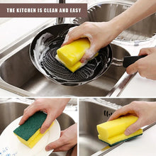Scrub Sponge 2 in 1 Pad for Kitchen, Sink, Bathroom Cleaning Scrubber - Justgrabit Inc.