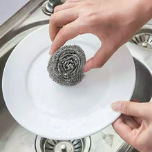 Round Shape Stainless Steel Ball Scrubber - Justgrabit Inc.