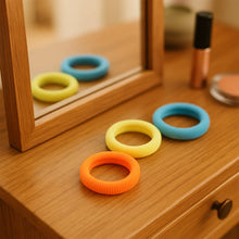 Seamless Soft Hair Elastics - (3 Pc / Set) - justgrabit.in | Just Grab It
