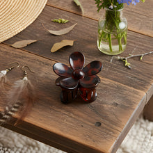 Elegant Plastic Flower Hair Clip (1 Pc / Mix Color) - justgrabit.in | Just Grab It