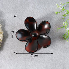 Elegant Plastic Flower Hair Clip (1 Pc / Mix Color) - justgrabit.in | Just Grab It