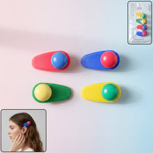 Decorative Snap Hair Clip Set (4 Pc) - justgrabit.in | Just Grab It