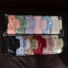 Big - Size Soft Faux Fur Hair Claw Clips (12 Pc) - Justgrabit Inc.