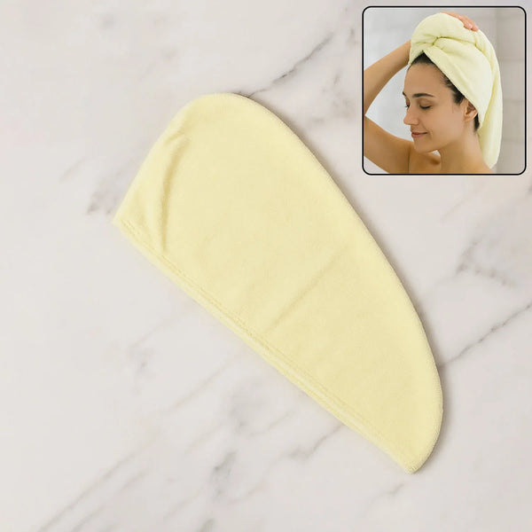 Hair Drying Towel Wrap Cap for Women (Small / 1 Pc) - justgrabit.in | Just Grab It