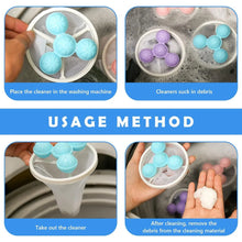 Floating Laundry Ball Lint Catcher Reusable Hair & Fur Filter (1 Pc) - Justgrabit Inc.