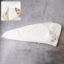 Premium Soft Microfiber Hair Drying Towel Wrap with Button (1 Pc) - Justgrabit Inc.