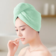 Premium Soft Microfiber Hair Drying Towel Wrap with Button Lock (1 Pc) - justgrabit.in | Just Grab It