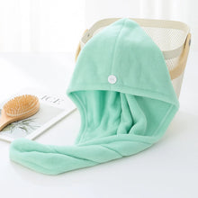 Premium Soft Microfiber Hair Drying Towel Wrap with Button Lock (1 Pc) - justgrabit.in | Just Grab It