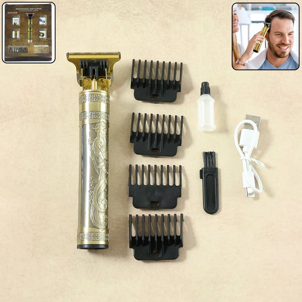 Electric Hair Trimmer with Precision Blade and Multiple Comb Attachments - justgrabit.in | Just Grab It