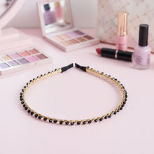 Elegant Gold Finish Decorative Hair Band (1 Pc) - justgrabit.in | Just Grab It
