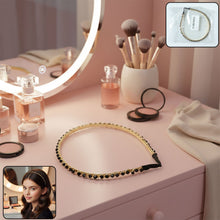 Elegant Gold Finish Decorative Hair Band (1 Pc) - justgrabit.in | Just Grab It