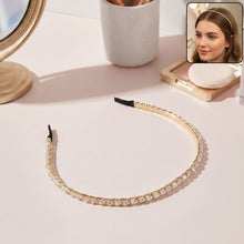 Elegant Crystal Studded Metal Hair Band (1 Pc) - justgrabit.in | Just Grab It