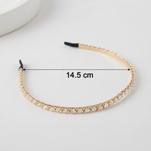 Elegant Crystal Studded Metal Hair Band (1 Pc) - justgrabit.in | Just Grab It