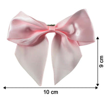 Elegant Satin Hair Bow Clip for Girls & Women (1 Pc) - justgrabit.in | Just Grab It