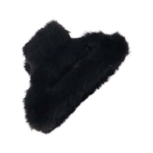Big - Size Soft Faux Fur Hair Claw Clips (1 Pc) - justgrabit.in | Just Grab It