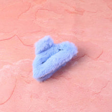 Big - Size Soft Faux Fur Hair Claw Clips (1 Pc) - justgrabit.in | Just Grab It