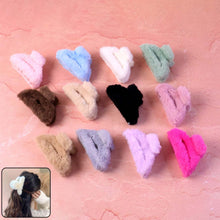 Big - Size Soft Faux Fur Hair Claw Clips (1 Pc) - justgrabit.in | Just Grab It