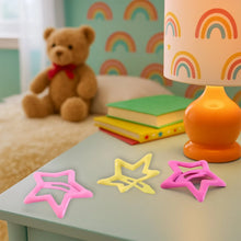 Star - Shaped Hair Clips for Girls - (3 Pc) - justgrabit.in | Just Grab It