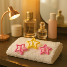 Star - Shaped Hair Clips for Girls - (3 Pc) - justgrabit.in | Just Grab It