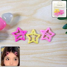 Star - Shaped Hair Clips for Girls - (3 Pc) - justgrabit.in | Just Grab It